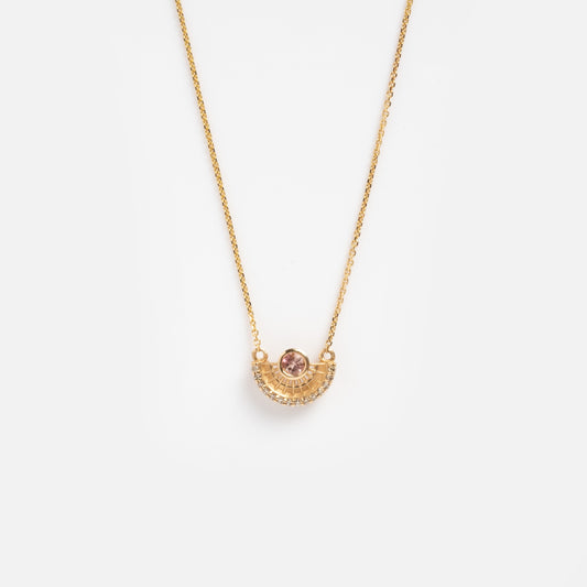 Tantallon Champagne Diamond Necklace