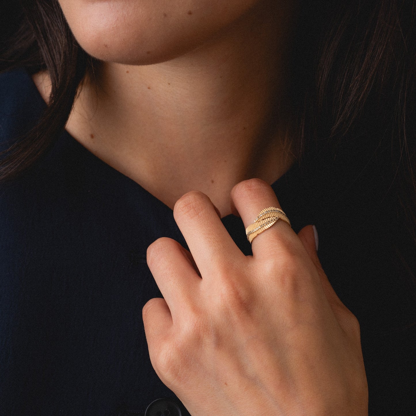Bracken Champagne Diamond Ring