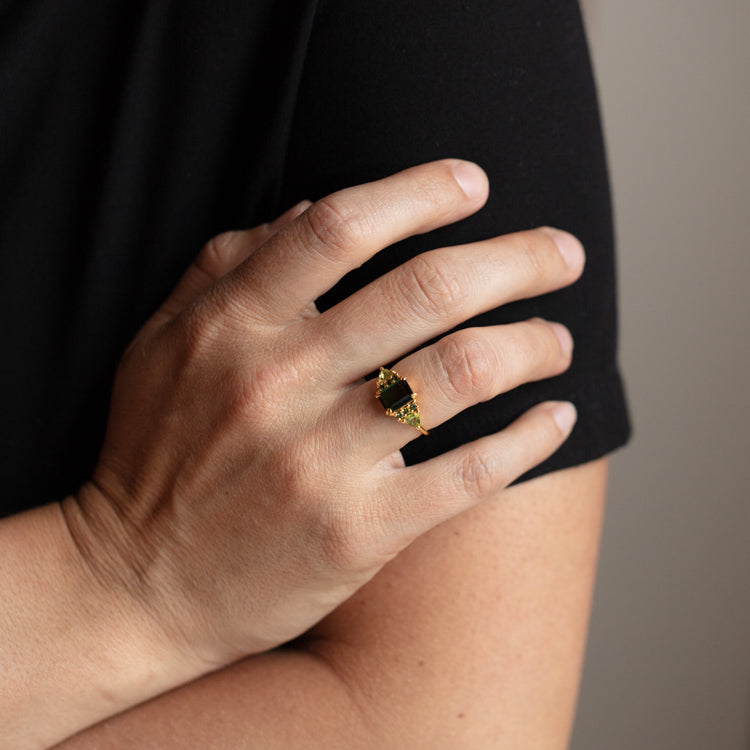 Green with Envy Topaz and Peridot Regal Ring | Local