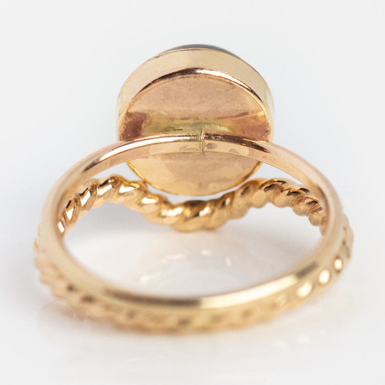 Helm Labradorite Stacking Ring Set