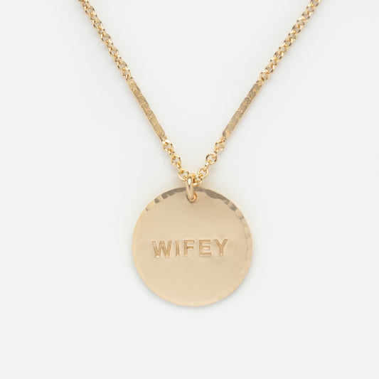 Wifey Coin Necklace