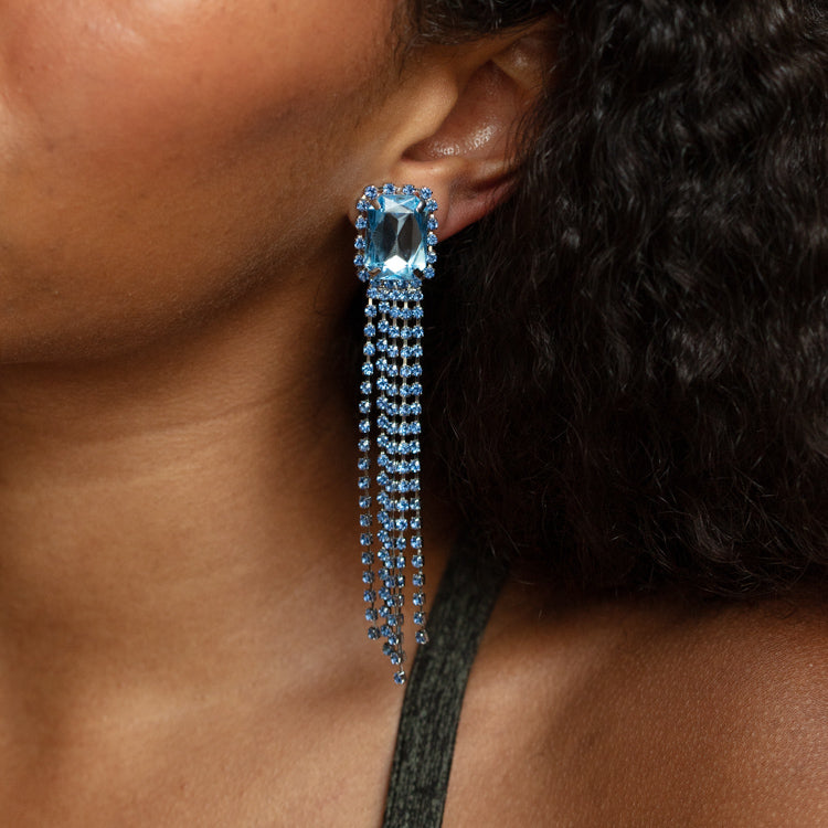 Julieta French Blue Earrings