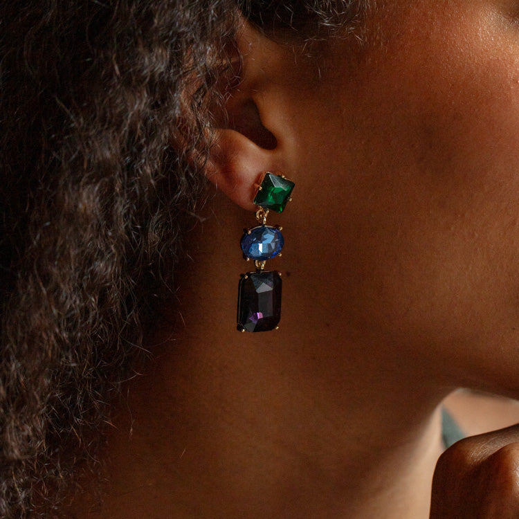 Allie Multi Jewel Earrings