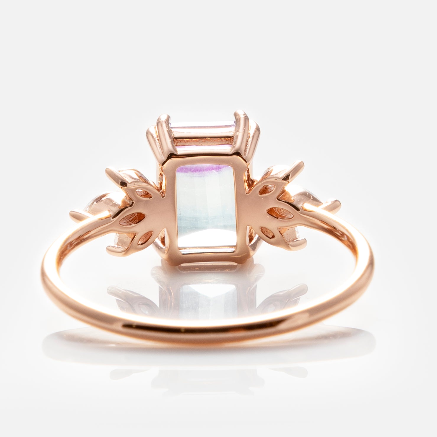 Rose Gold Fluorite Topaz Hazy Dream Ring – local eclectic