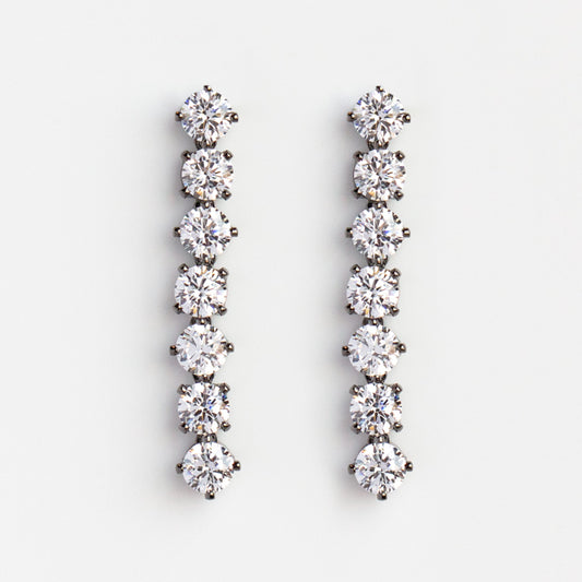 Linear Tennis Earrings