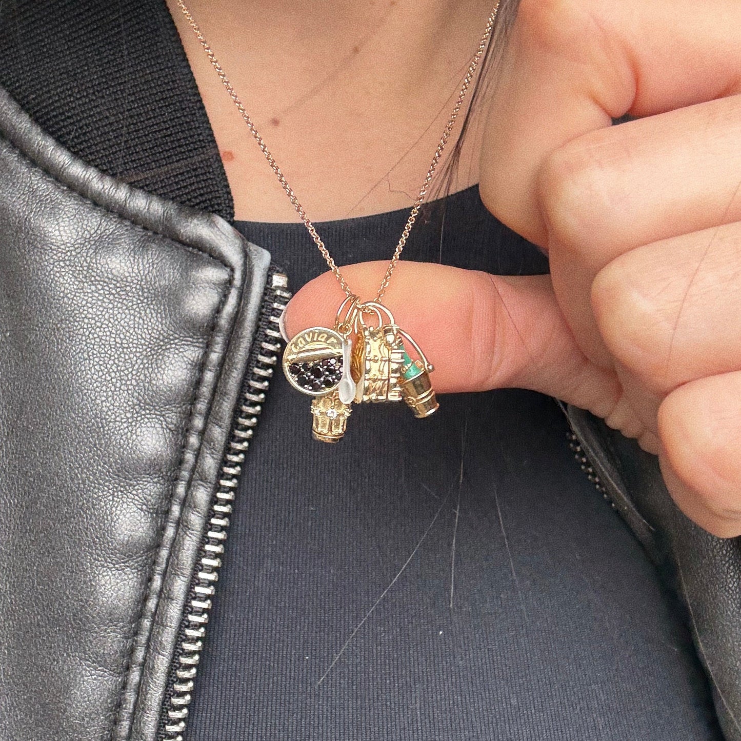 Solid Gold Foodie Charm