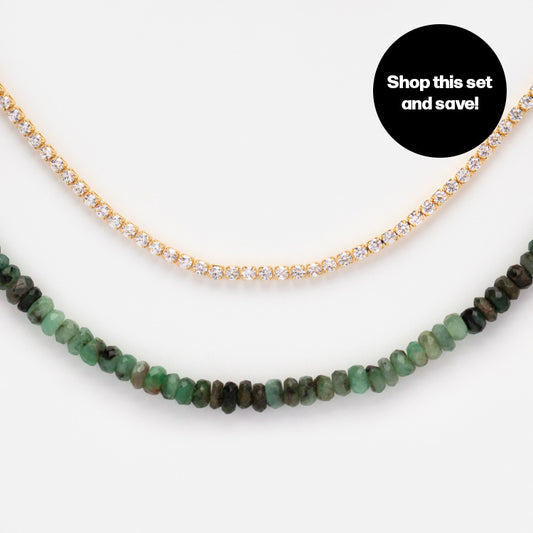 The Evergreen Necklace Layering Set