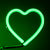 Earring Charms-Green Heart