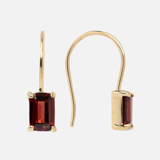 Solid Gold 2024 January Capsule Classic Baguette Earrings