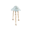 Solid Gold Under The Sea Charm-Jellyfish