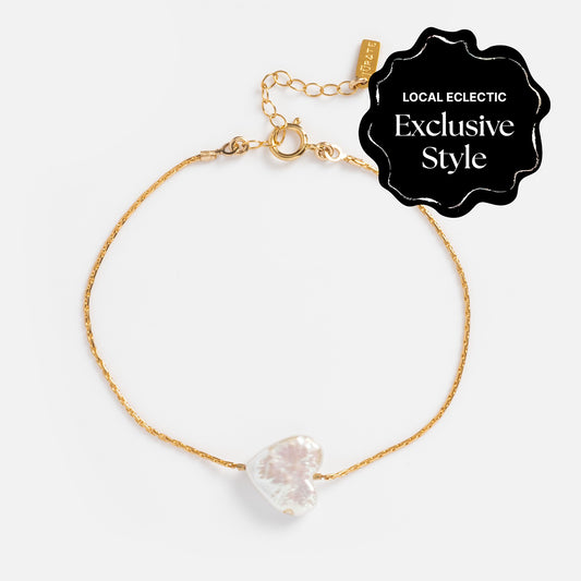 Love Story Pearl Heart Bracelet