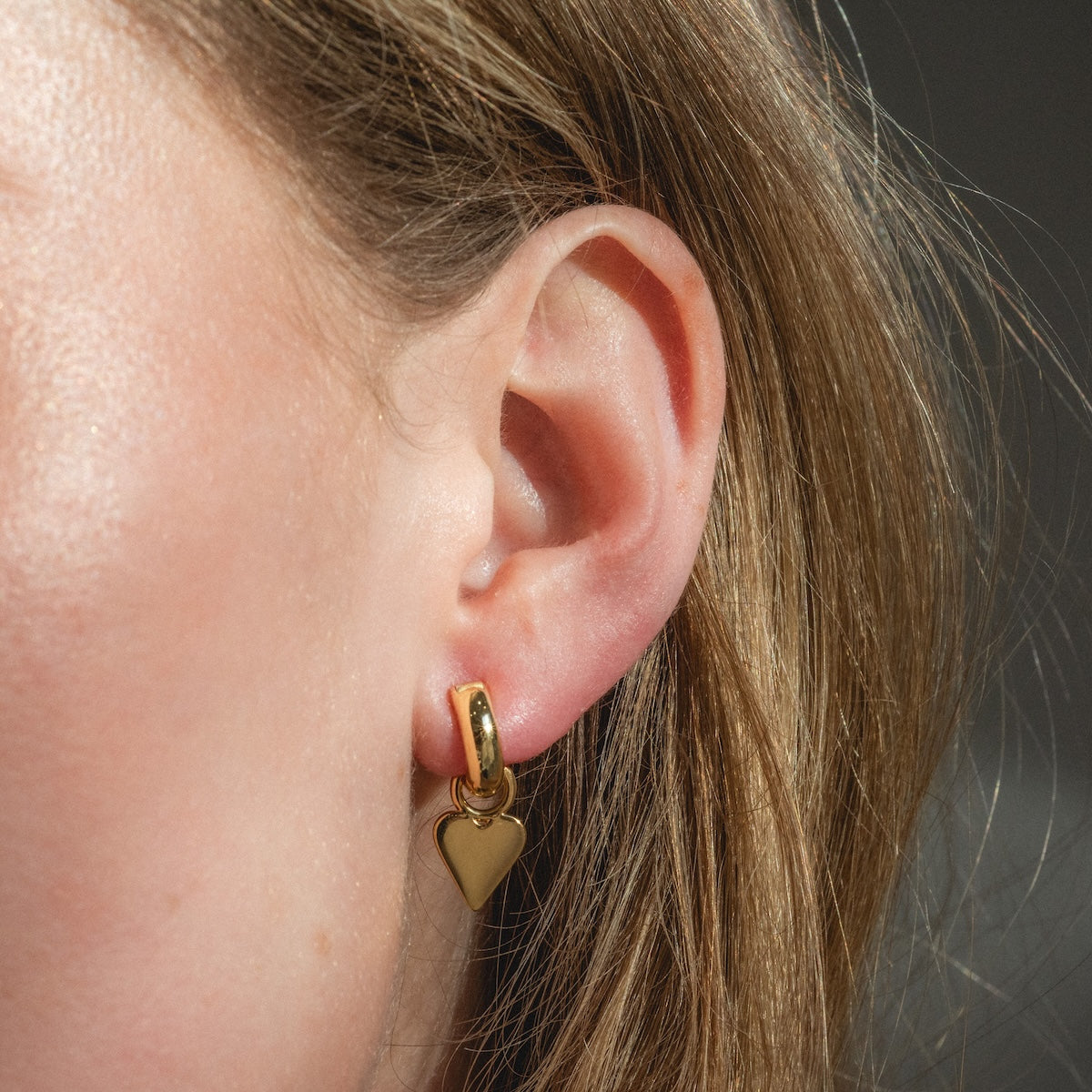 Petite Heart Earrings