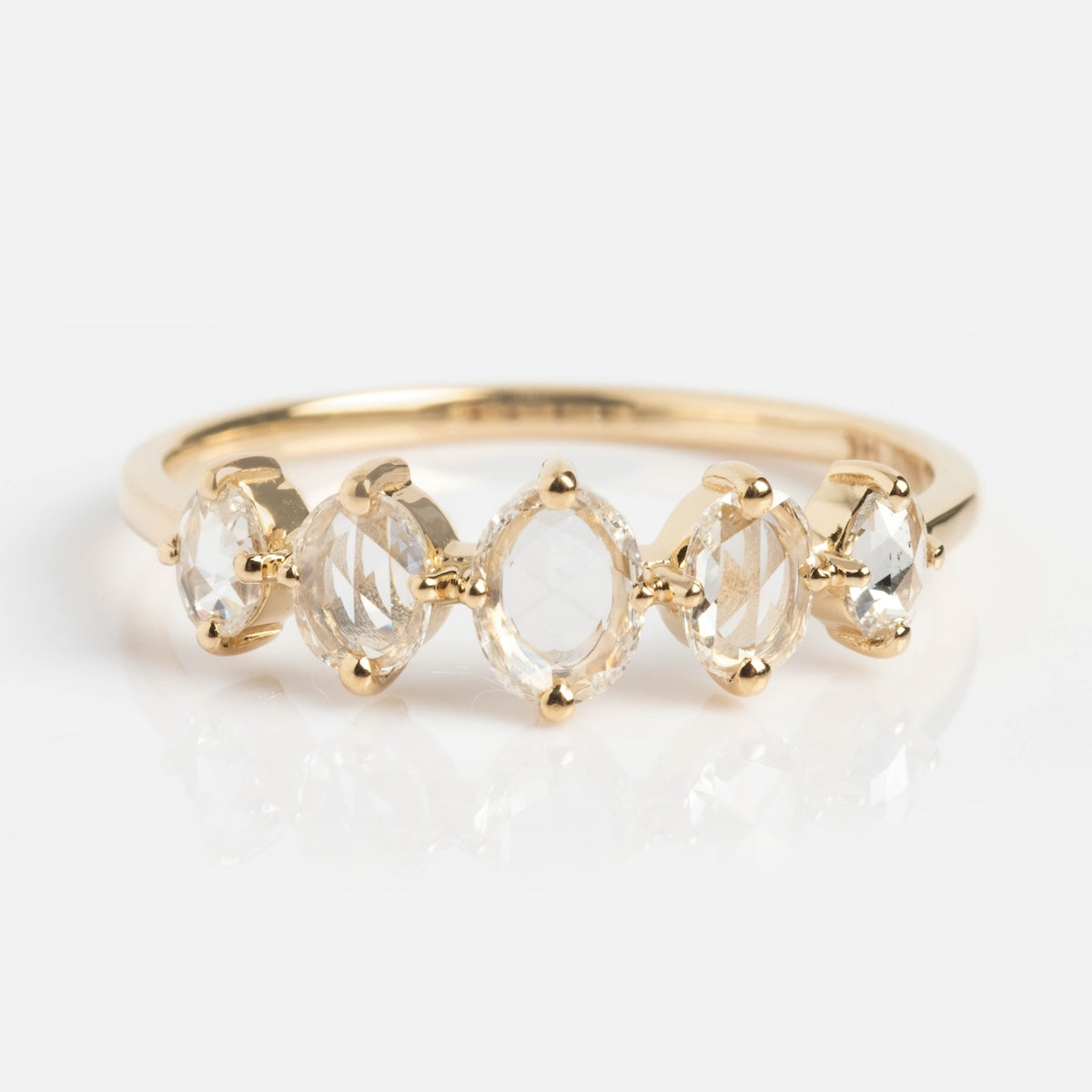 Nadine Ring with Rose Cut Diamonds