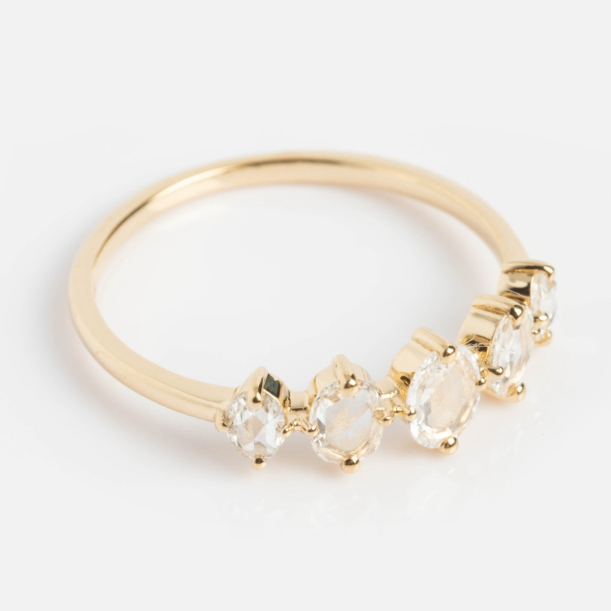 Nadine Ring with Rose Cut Diamonds