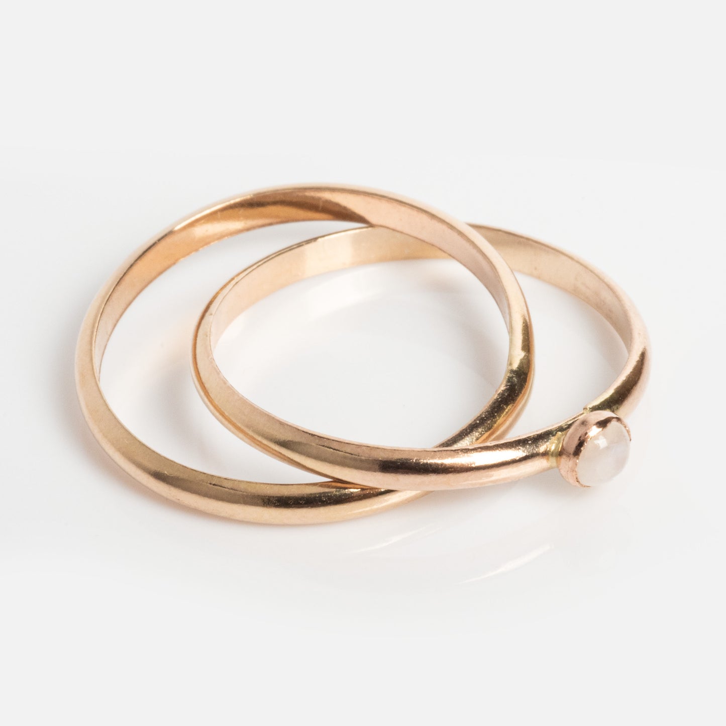 Gold Orbit Meditation Ring