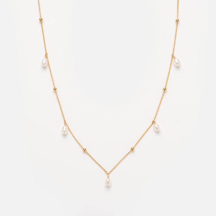 Pearl Droplet Necklace