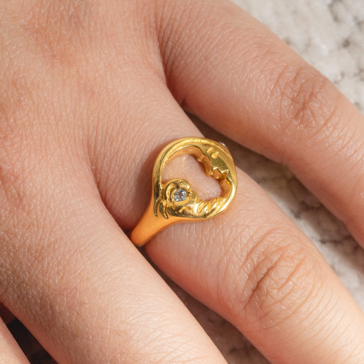 Hunt of Hounds x Local Eclectic Moonbeam Ring