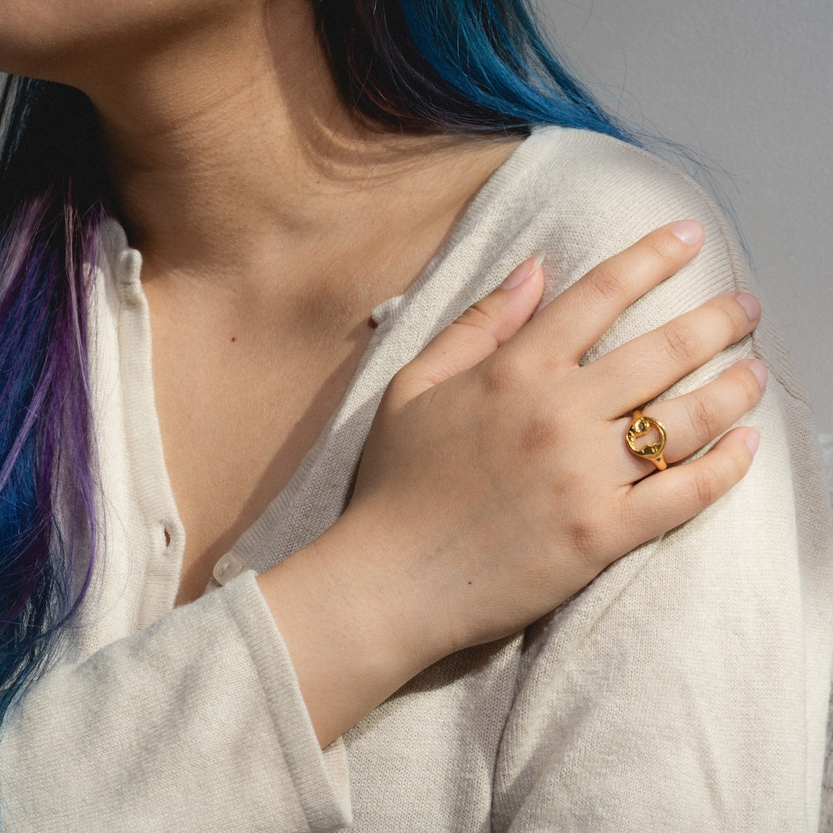 Hunt of Hounds x Local Eclectic Moonbeam Ring