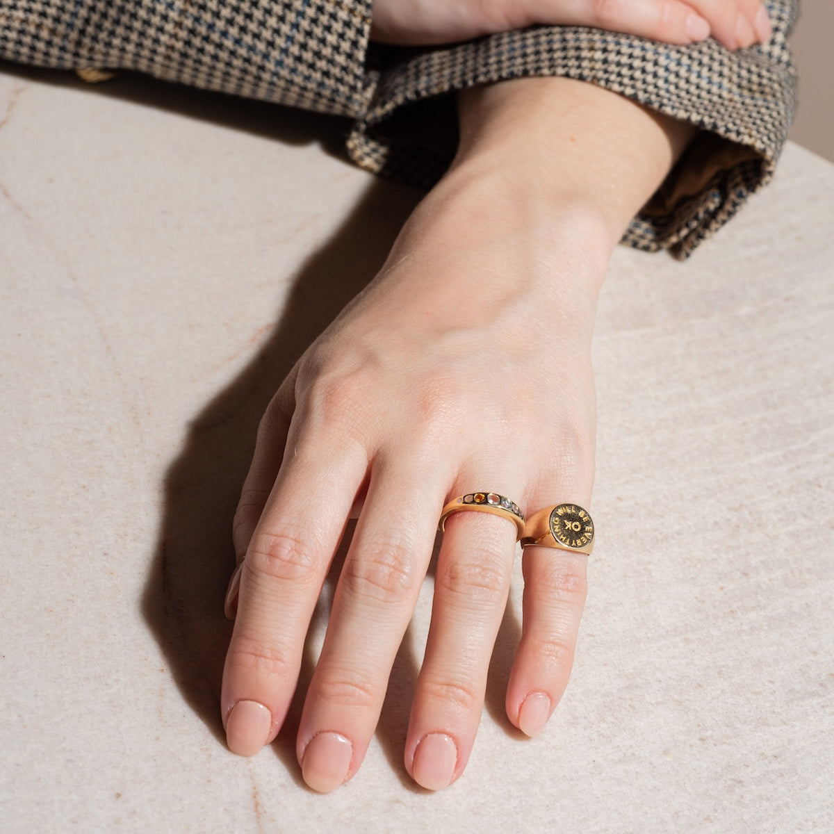 Everything Will Be Ok Pinky Signet Ring Local Eclectic – local