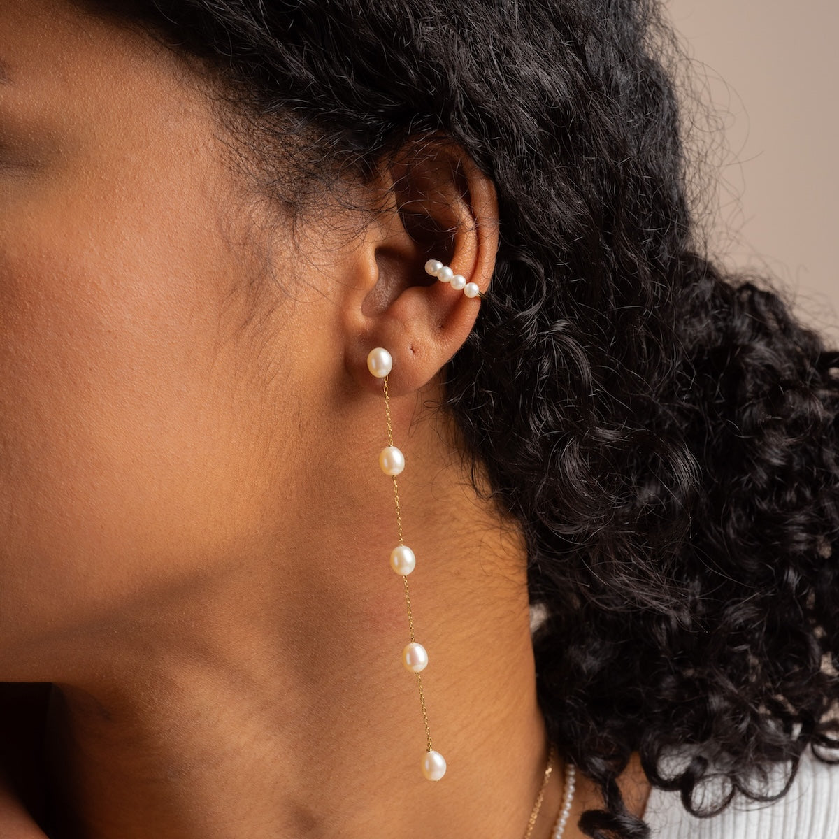 Ear cuff pearl deals