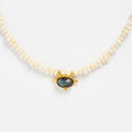 Sorel Pearl and Labradorite Beaded Necklace