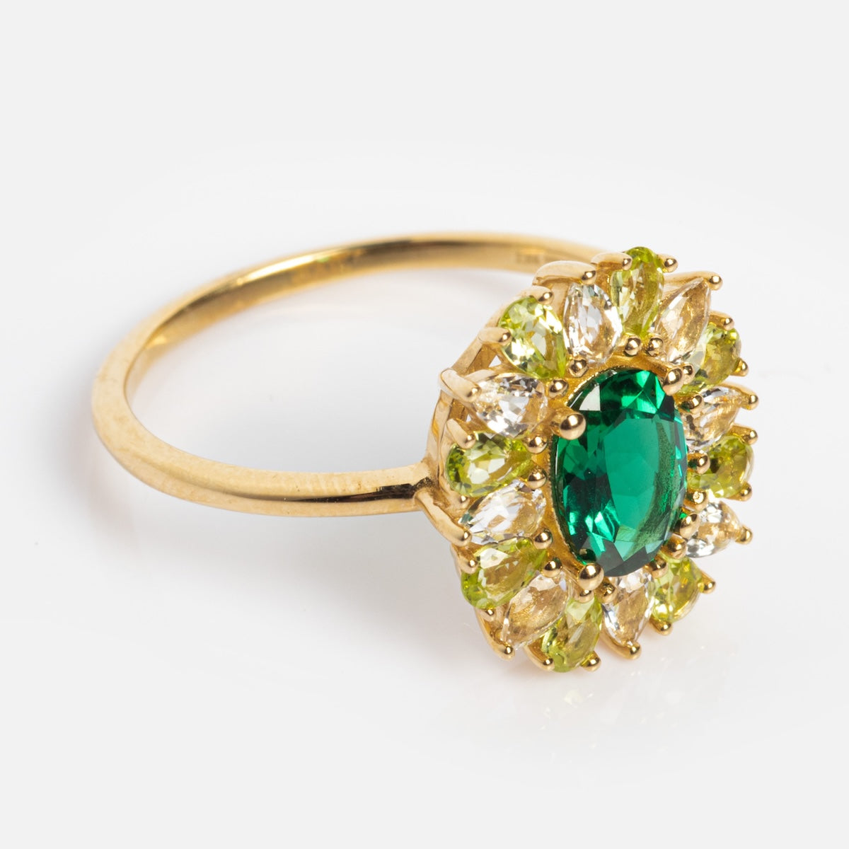 Solid Gold 2024 May Capsule Emerald Statement Ring