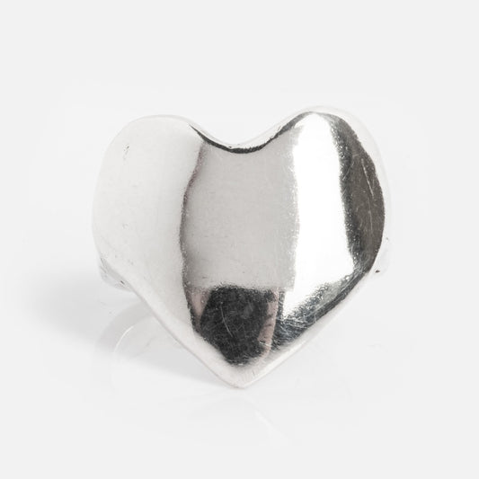 Eros Silver Heart Ring
