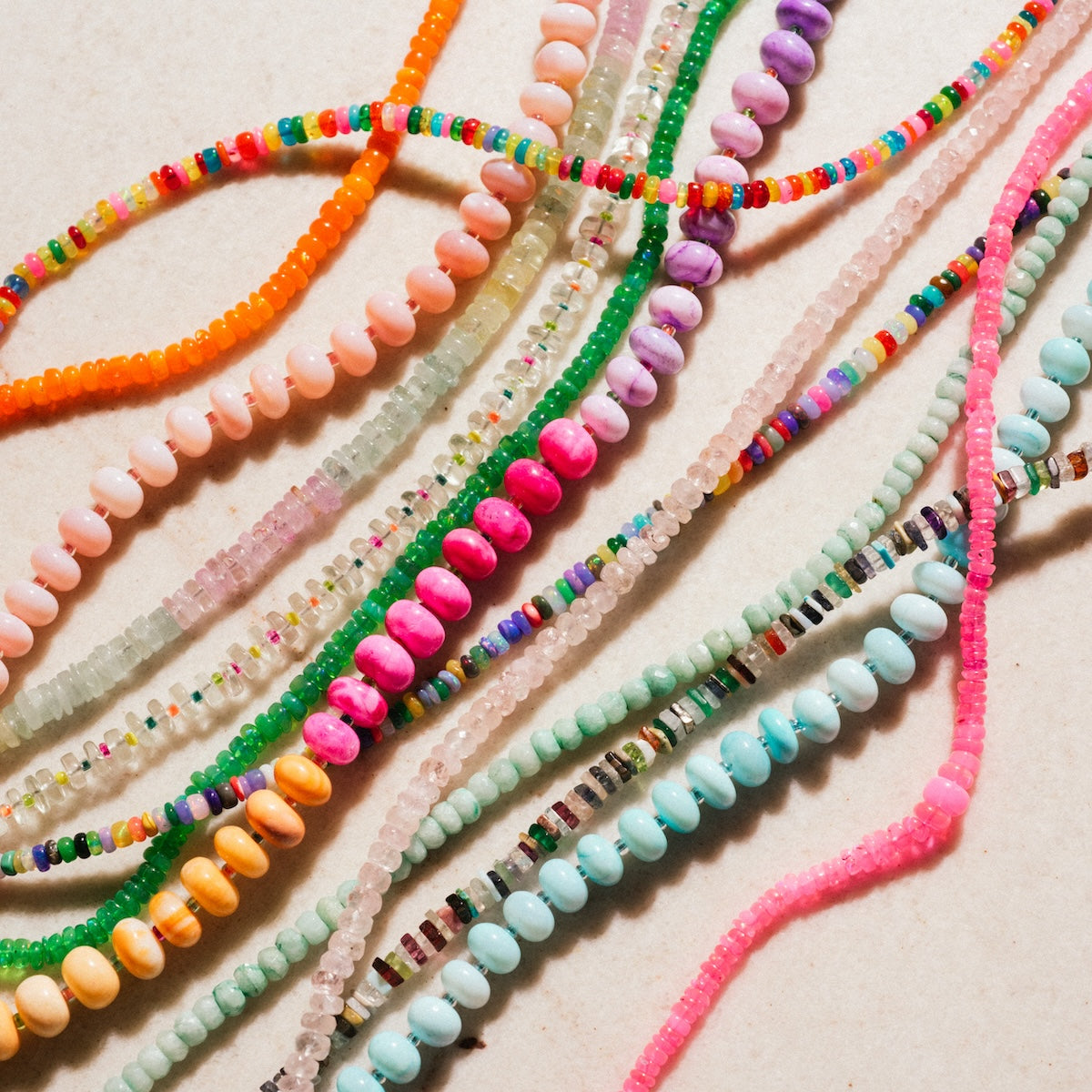 Beaded Gemstone Necklace Local Eclectic – local eclectic