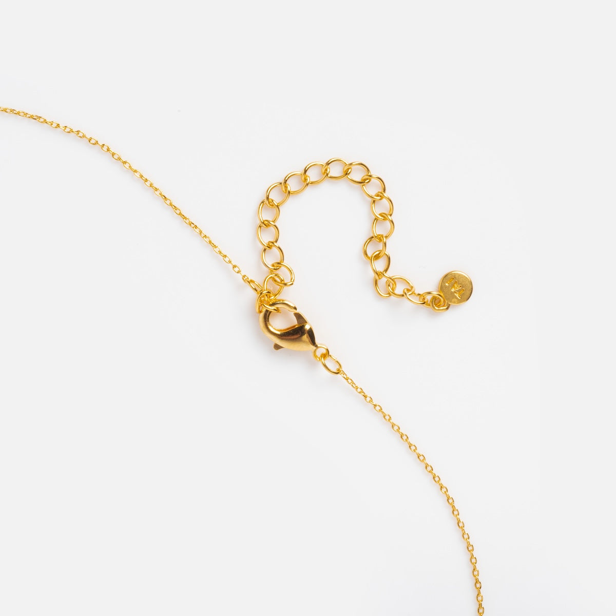 Gold Triple Puffy Oval Necklace