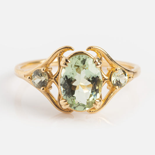 Clova Tourmaline Sapphire Ring