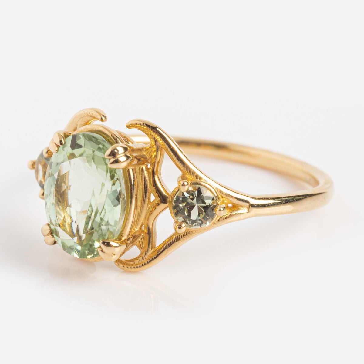 Clova Tourmaline Sapphire Ring