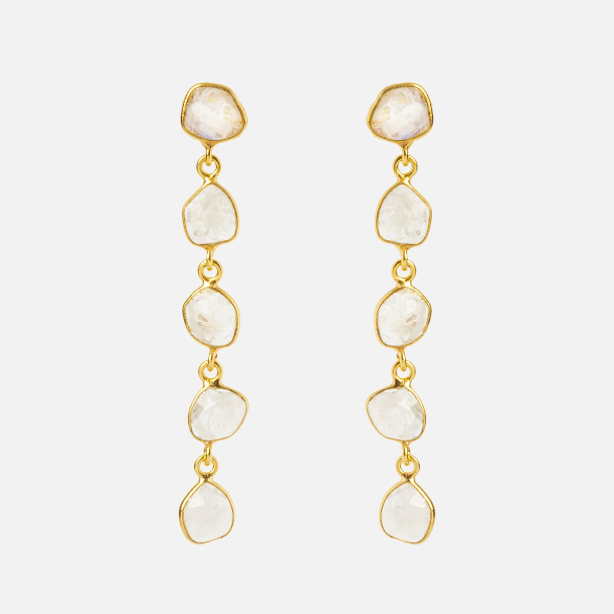 Legacy Link Statement Earrings, Gold/Silver main image 1