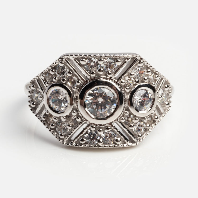 Art Deco Eva Ring