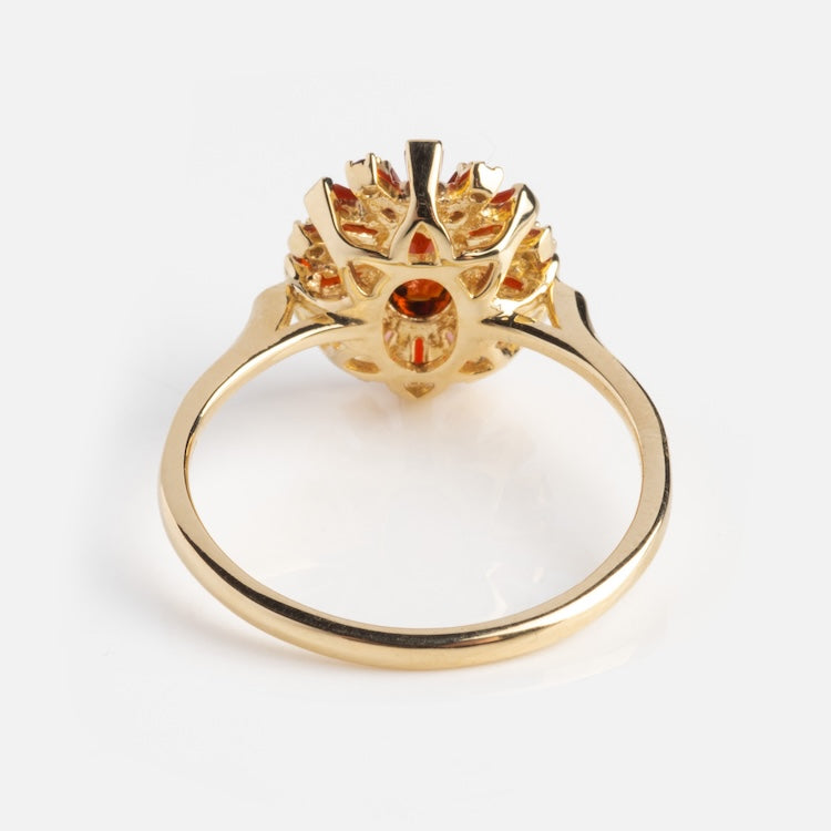 Solid Gold 2024 January Capsule Vintage Inspired Statement Ring