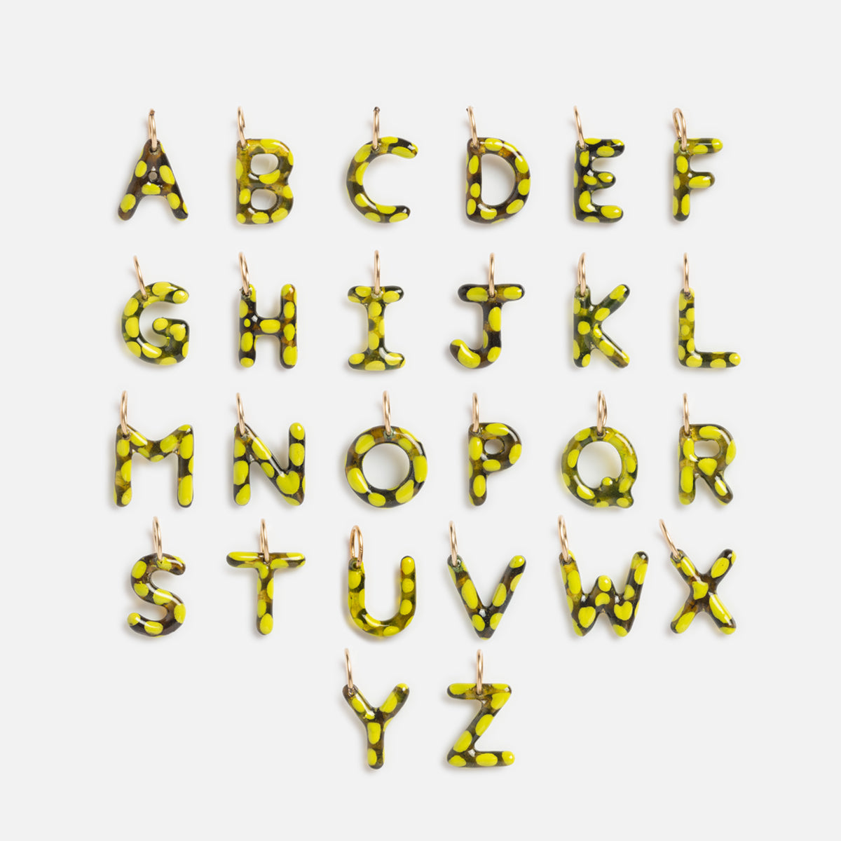 Jelly Pickle Letter Charm