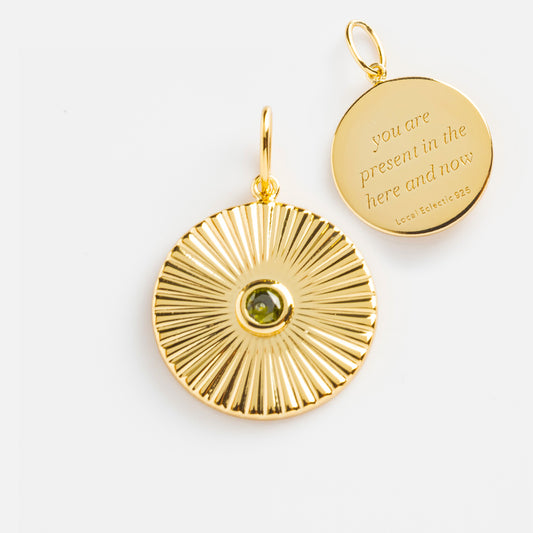 Mantra Empowerment Coin Charm