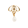 Vintage Inspired Pendants-Art Deco Pearl Drop