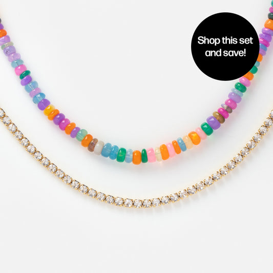 The Lavender Haze Necklace Layering Set
