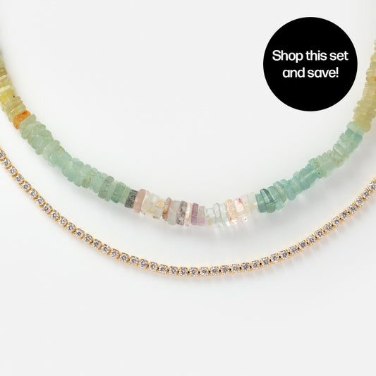 The Doubles Game Necklace Layering Set