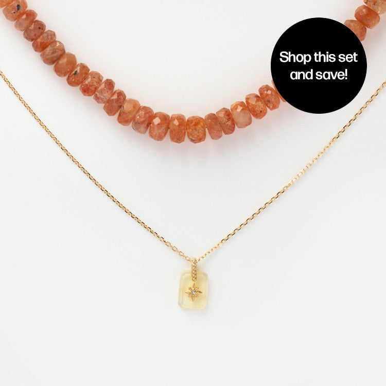 The SPF 30 Necklace Layering Set
