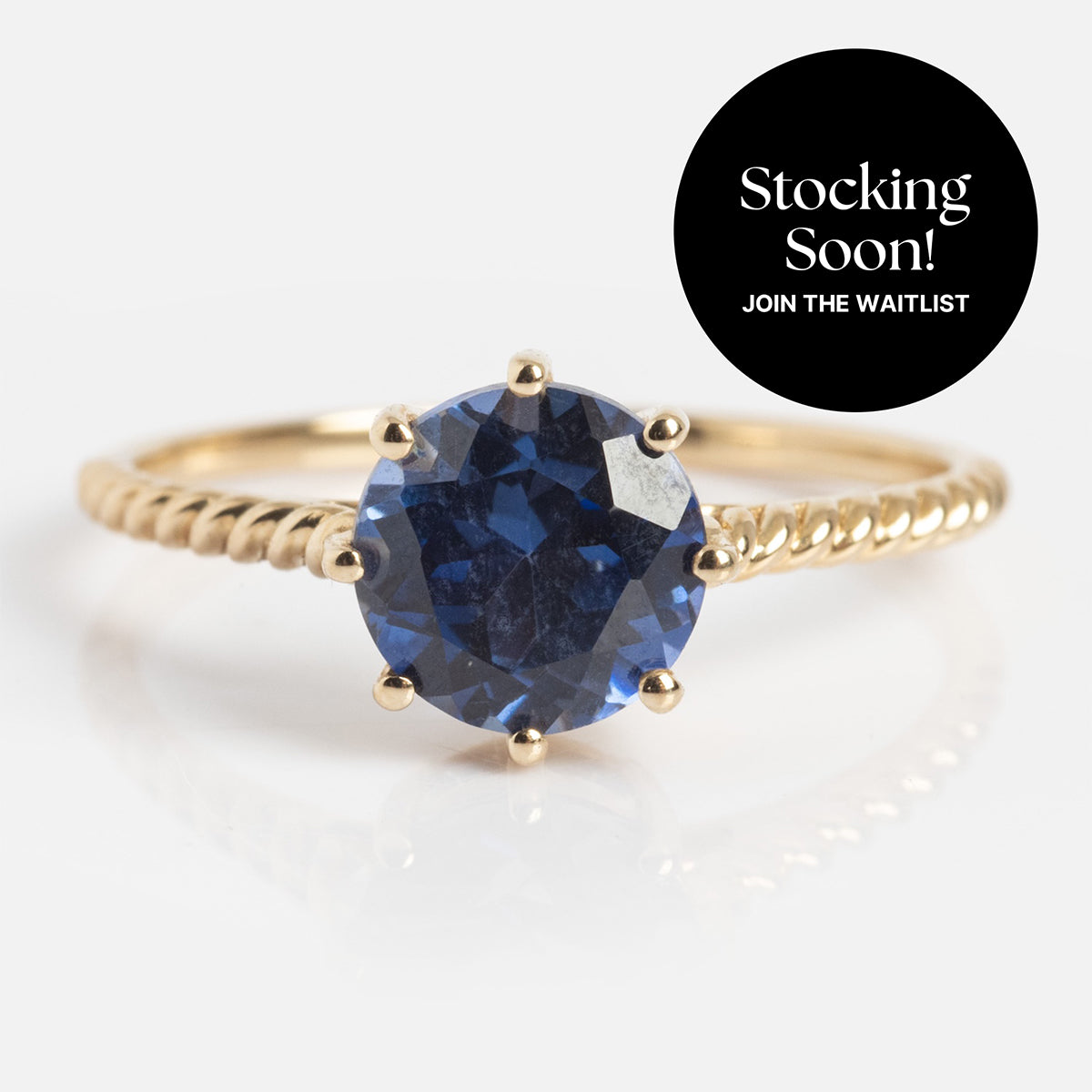 Solid Gold 2025 December Capsule Classic Tanzanite Statement Ring