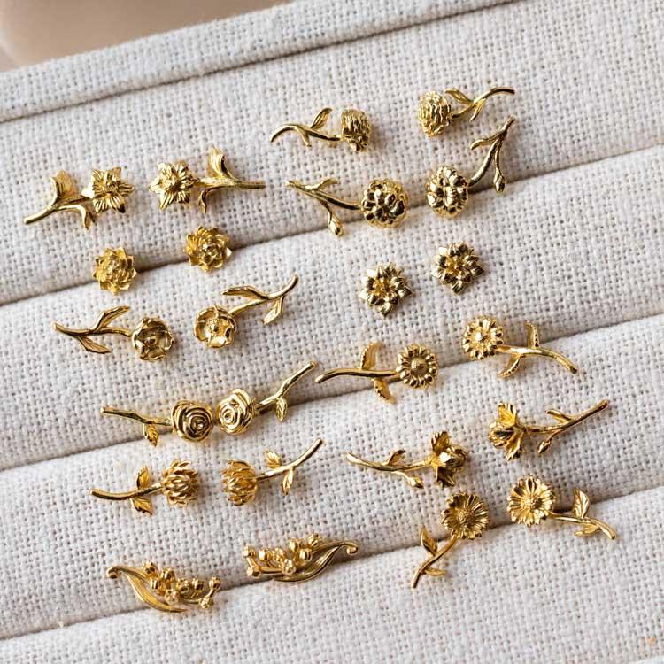Birth month flower jewelry deals