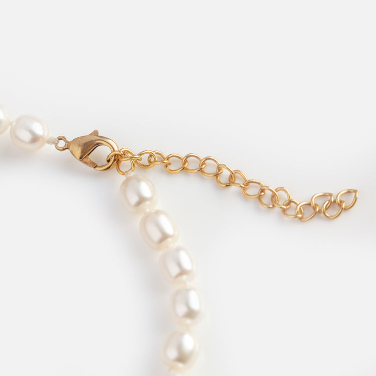 Freshwater Pearl Knotted Necklace