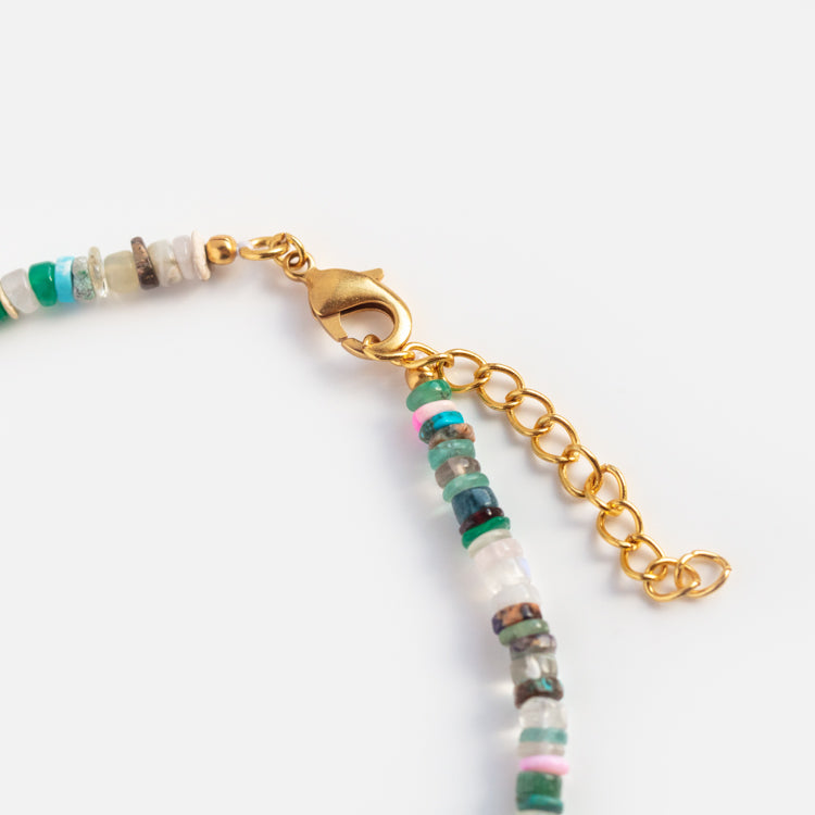 Rasta Necklace Glass Bead Handmade Jamaica Reggae Africa Beads Necklace  18-20