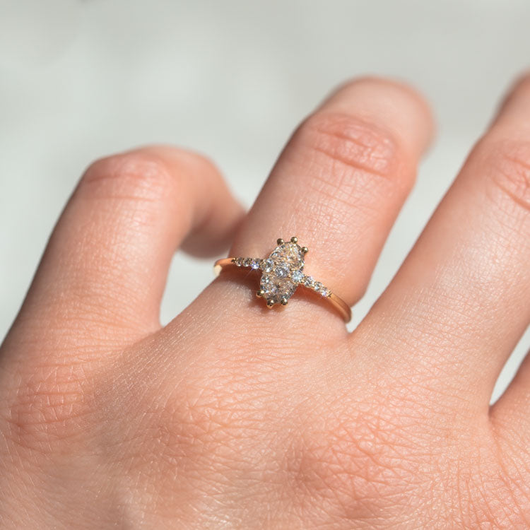 Two-Tone Engagement Rings, Conflict-Free Jewelry