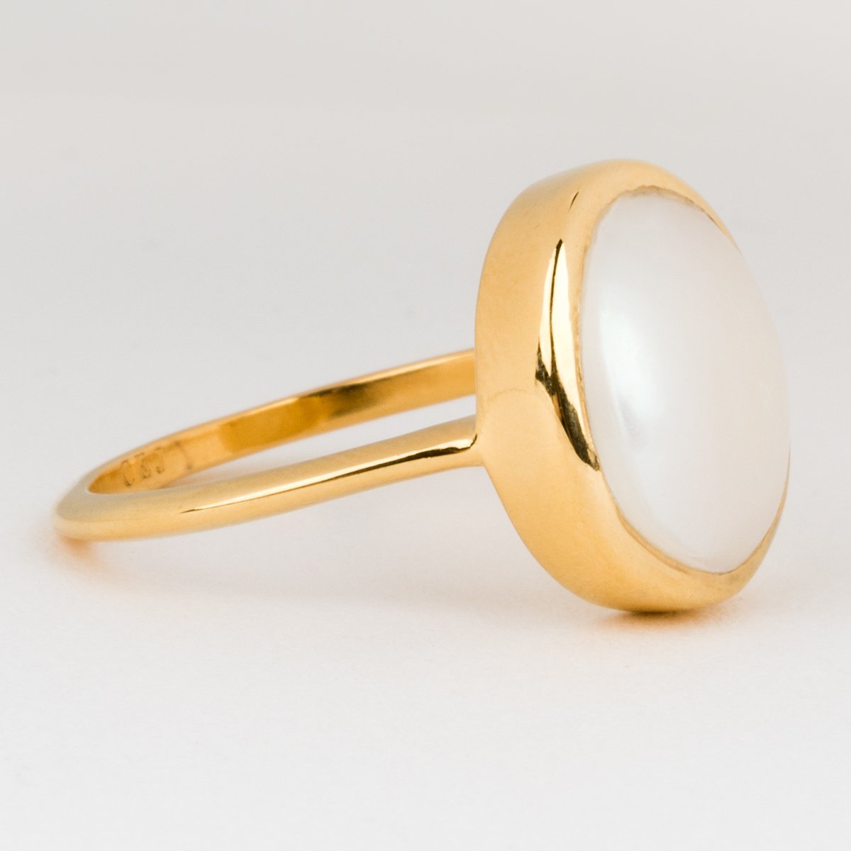 Local Eclectic Semi Precious Pearl Ring
