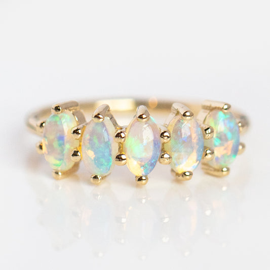 Les Cinq Opal Ring