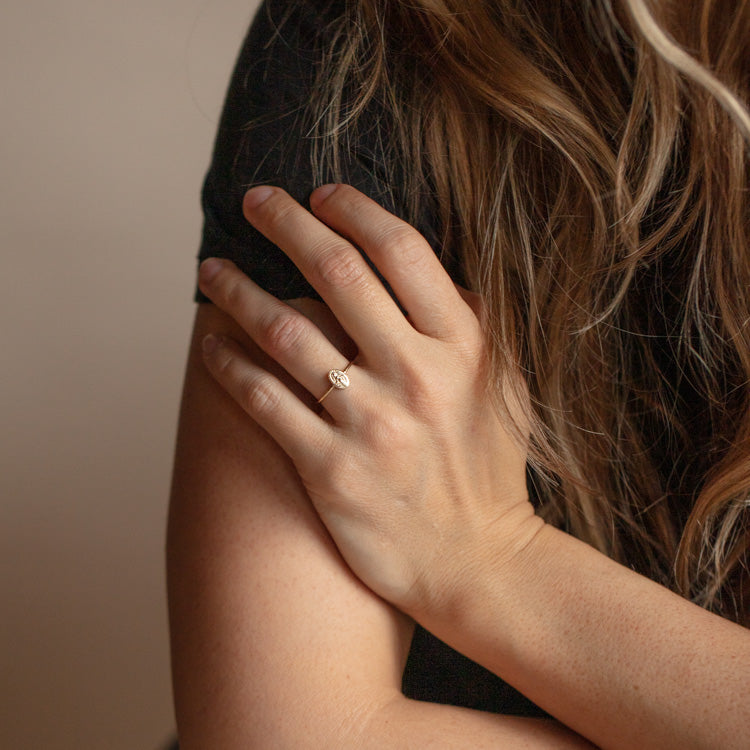 Vintage miraculous medal discount ring