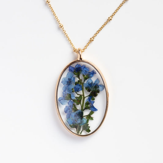 Pressed Flower Necklace