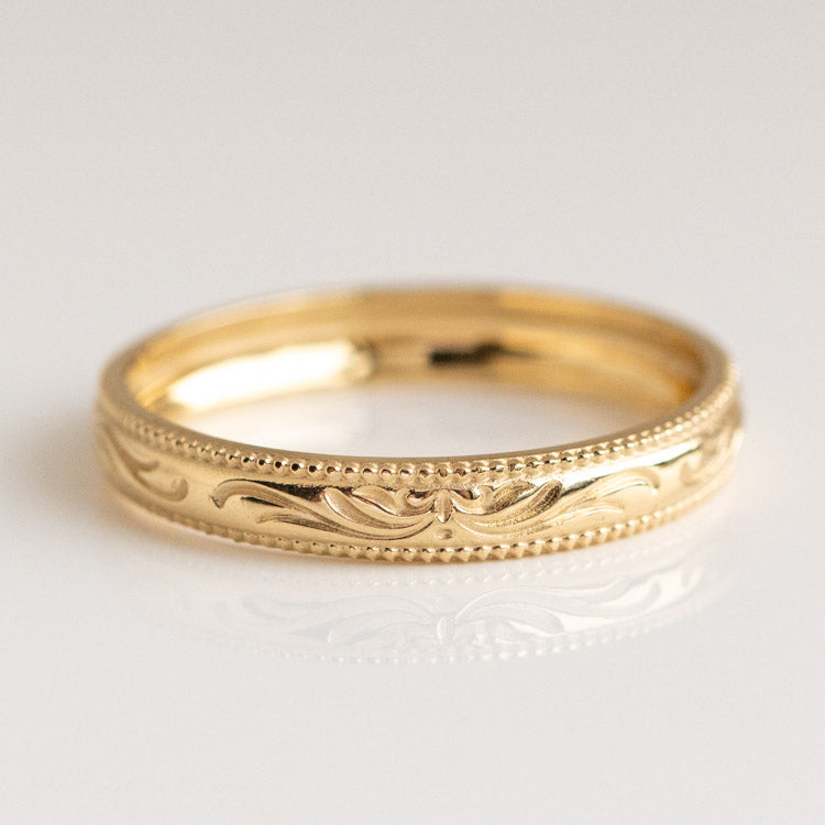 Local Eclectic Vintage Inspired Gold Filigree Ring